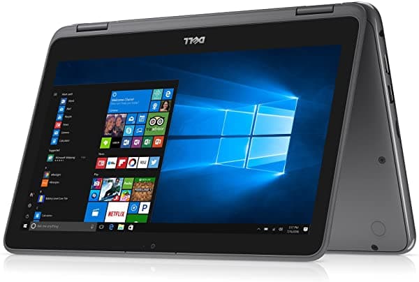 2018 Buque Insignia Dell Inspiron 11.6" Business 2 En 1 Hd Visualización Táctil Portátil/Tablet - Amd Dual-Core A9 - 9420E 8 Gb Ddr4 128 Gb Ssd Amd Radeon R5 Maxxaudio Bluetooth 802.11Bgn Hdmi Hd Cámara Web Usb 3.1 Windows 10