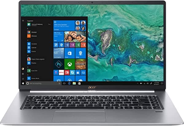 Amazon Renewed Acer Swift 5 - 15.6" Notebook Intel Core i5-8265U 1.65GHz 8GB RAM 256GB SSD Windows 10 Home (Reacondicionado) SF515-51T-507P