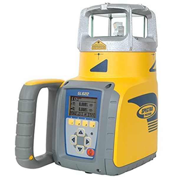 Spectra Precision GL622N Kit de Nivel Láser de Pendiente Dual con Medidor Láser HL760, Abrazadera, Control Remoto y Baterías recargables, para Baldosas, Construcción y Pisos