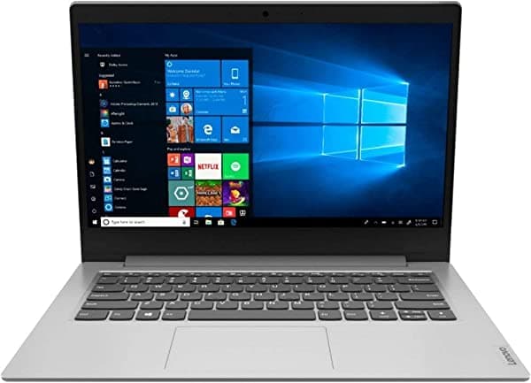 Notebook Lenovo IdeaPad de 14" para negocios y estudiantes AMD A6-9220e hasta 2.4 GHz 4 GB DDR4 RAM 64 GB eMMC Microsoft Office 365 webcam Windows 10 Broage 32 GB Flash Drive listo para clase en línea