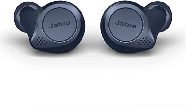 Jabra Elite Active 75t True Auriculares Bluetooth Inalámbricos Marina - Auriculares Inalámbricos para correr y deporte estuche de carga incluido batería de 24 horas cancelación de ruido activa auriculares deportivos 100-99091000-02