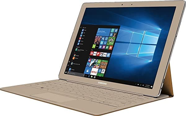 Samsung Galaxy Tabpro S Convertible 2 En 1 Portátil / Tableta 12 Pulgadas Fhd + Pantalla Táctil - Intel Core M3-6Y30 - 8 Gb De Memoria Ddr3 - 256 Gb Ssd - Windows 10 - Bluetooth - Cámara Web - Oro (Teclado Incluido) T8TJG