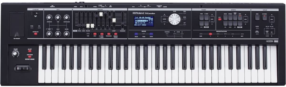 Roland Vr-09-B 'V-Combo' | Teclado De 61 Notas Listo Para Viajar Con Todos Los Sonidos Que Necesitas