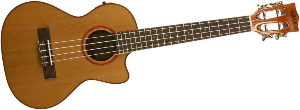 Kala - Ukelele Tenor Acústico Eléctrico De Cedro Natural S KA-ATP-CTG-CE