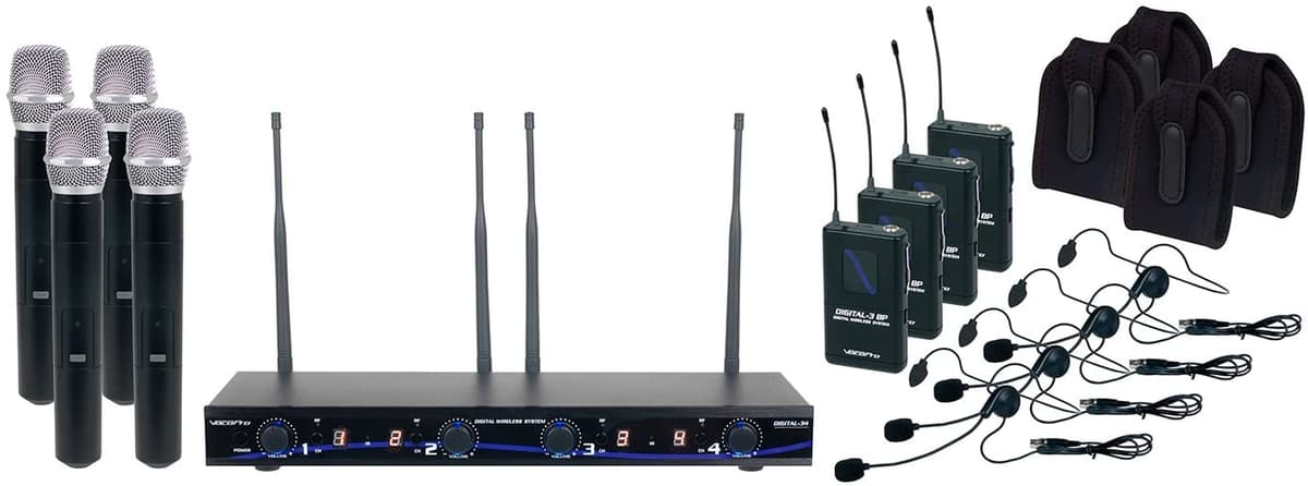 Sistema De Micrófono Inalámbrico Vocopro Digital-34-Ultra (Digital34Ultra)