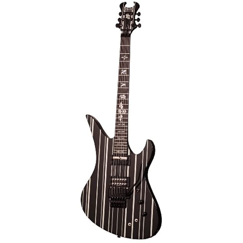 Schecter 203 Synster Custom-Sustainiac 6-Cuerdas Guitarra Eléctrica Black Silver