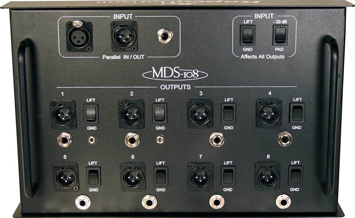 Rapco Horizon Mds-108 Caja De Distribución De Medios De Canal Procesador