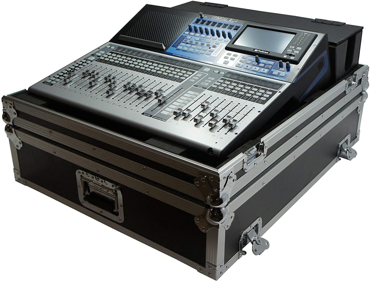 Harmony Hcpre2442Dhw Flight Dog House Road Case Compatible Con Presonus Studiolive 24 Mixer HCPRE2442DHW-1