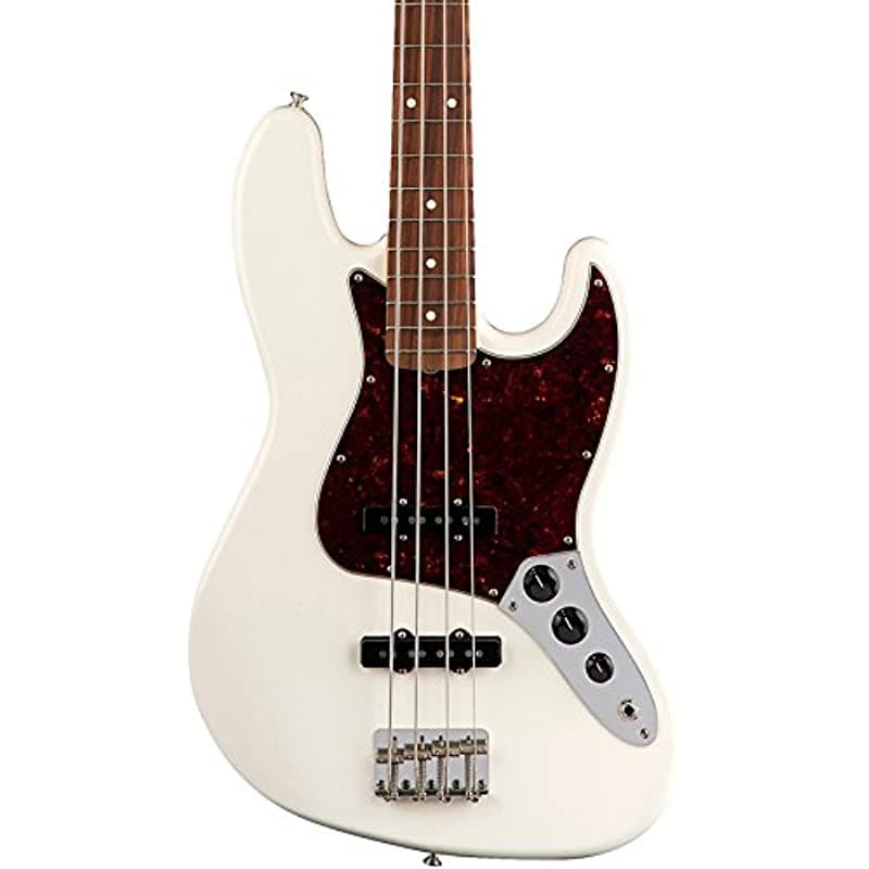 Fender Classic Series 60's Jazz Bass Pau Ferro, Olympic White 131803305