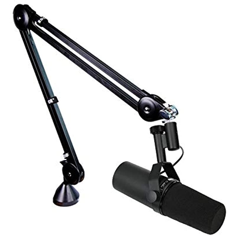 Shure Micrófono Dinámico Cardioide Sm7B Con Soporte Para Trípode