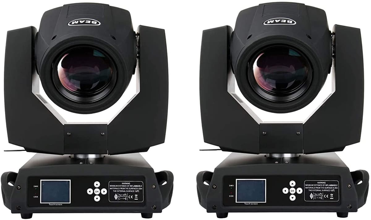 Ridgeyard Beam Luz Dmx Lámpara Zoom 230W Haz Móvil Cabezal Luz Dj Disco Club Stage Luz2 Pcs