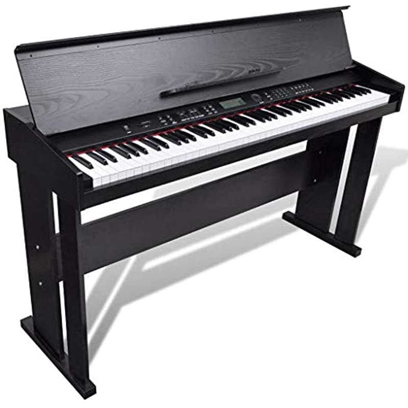 Vidaxl Classic Electronic Piano Digital Con 88 Teclas & Soporte Para Partituras