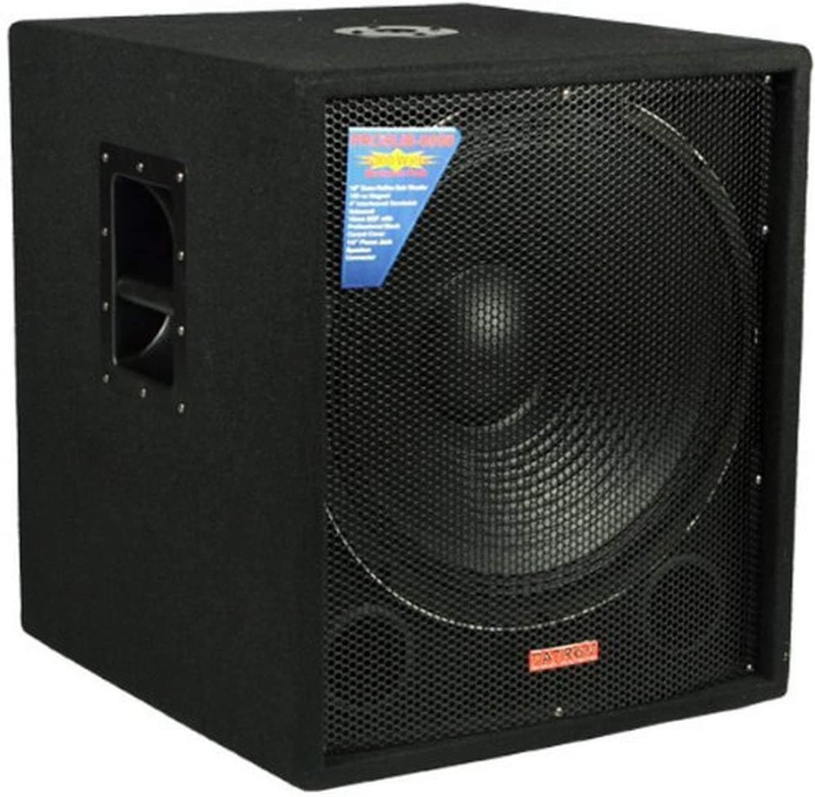 Mr. Dj Sub4000Amp Single 18 Dj Active Bajo Amplificador 4000 Watts Max Peak Momentario Power