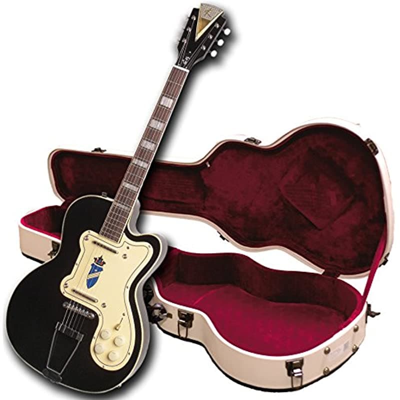 Kay Vintage Reedic K161Vbk Twin Guitarra Eléctrica Black Tri-Cámara