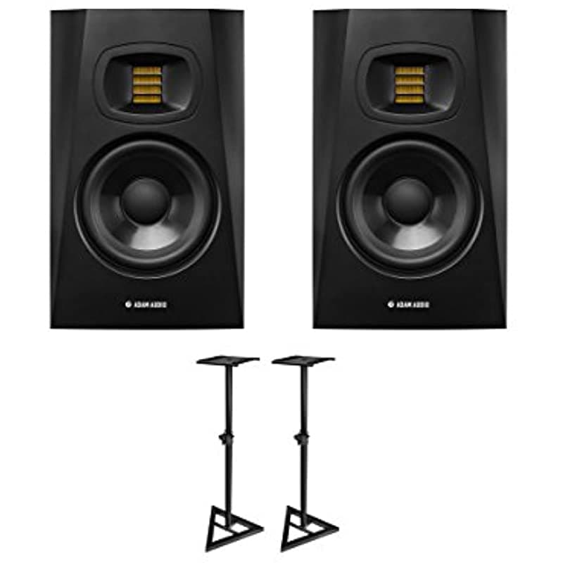 2 X Adam T5 V - Monitor De Estudio Activo Potenciados Altavoz + Soportes