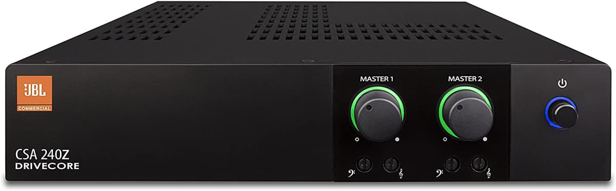 Jbl Profesional Csa240Z Serie Comercial Dos Canales De 40 Vatios Amplificador De Potencia