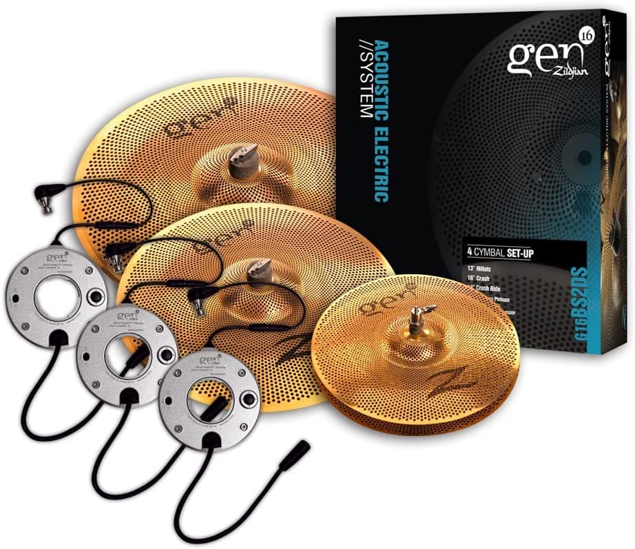 Zildjian Gen16 Buffed Bronze 13 16 18 Conjunto De Platillos G16BS2DS