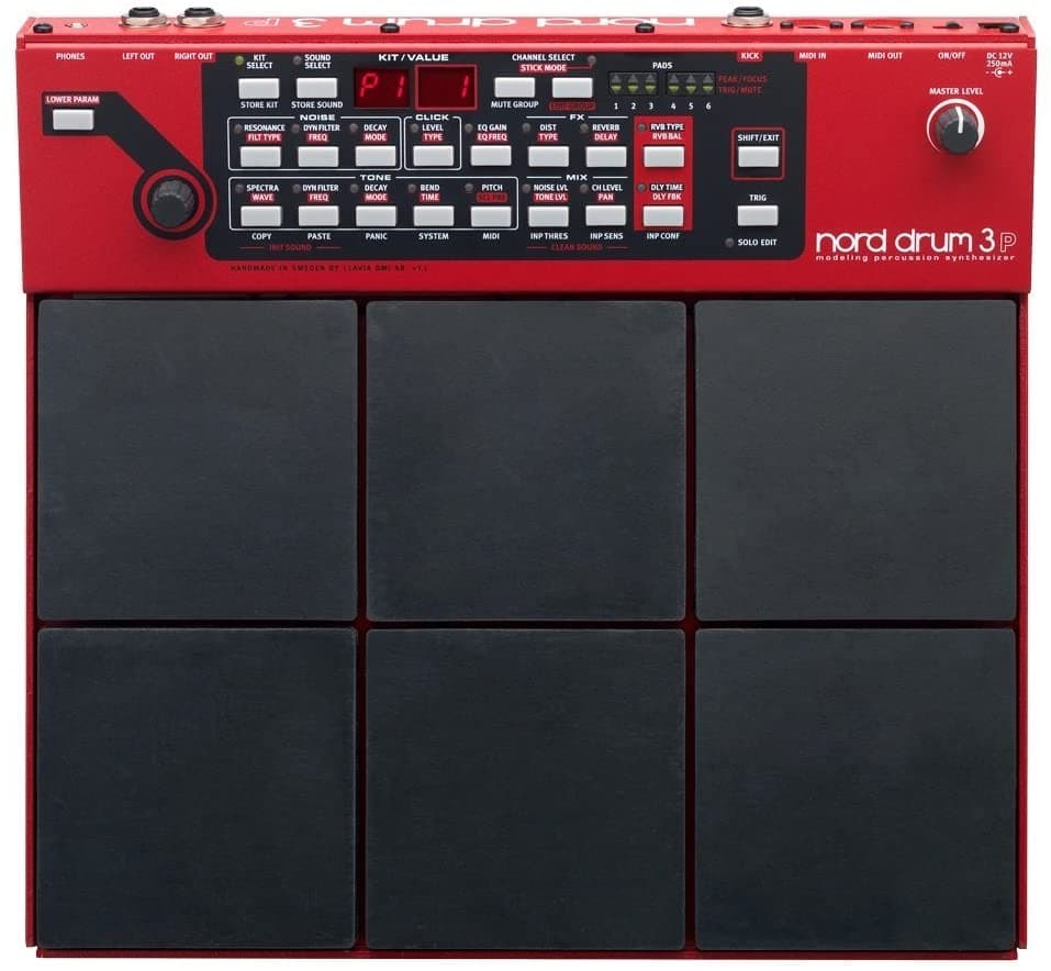Nord Drum 3P Modeling 6 Canales Percusión Sintetizador AMS-NDRUM3P
