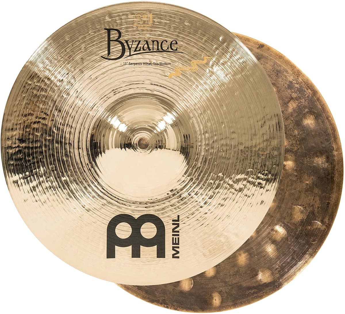 Meinl Platillo B13Sh-B Byzance De 13 Pulgadas Serpientes Brillantes Hi-Hat Cymbal Par Video