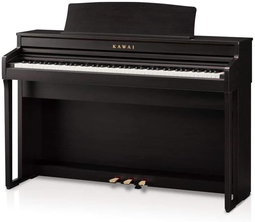 Kawai Ca49 Piano Digital Compacto Grand Feel De 88 Teclas Con Banco Palisandro Prémium