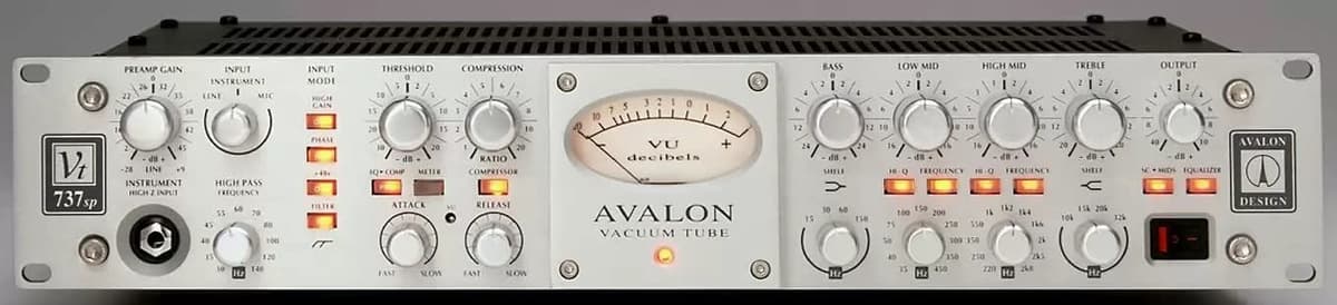 Avalon Vt-737Sp Clase A Mono Tube Channel Strip Edición Limitada VT-737SP / Mic preamp