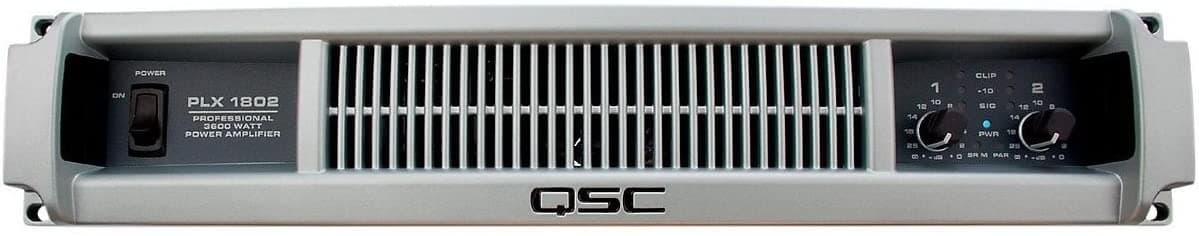 QSC PLX1802 Amplificador de Potencia Liviano de 2 Canales 575 Watts