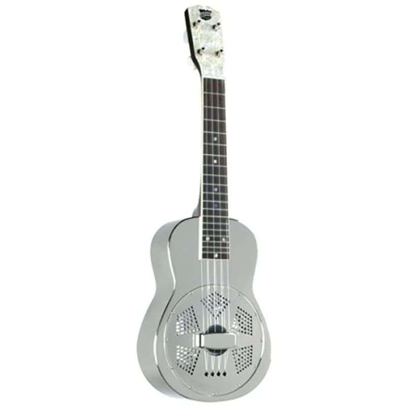 Grabación King Ru-998 Cuerpo De Metal Resonador Ukulele Níquel