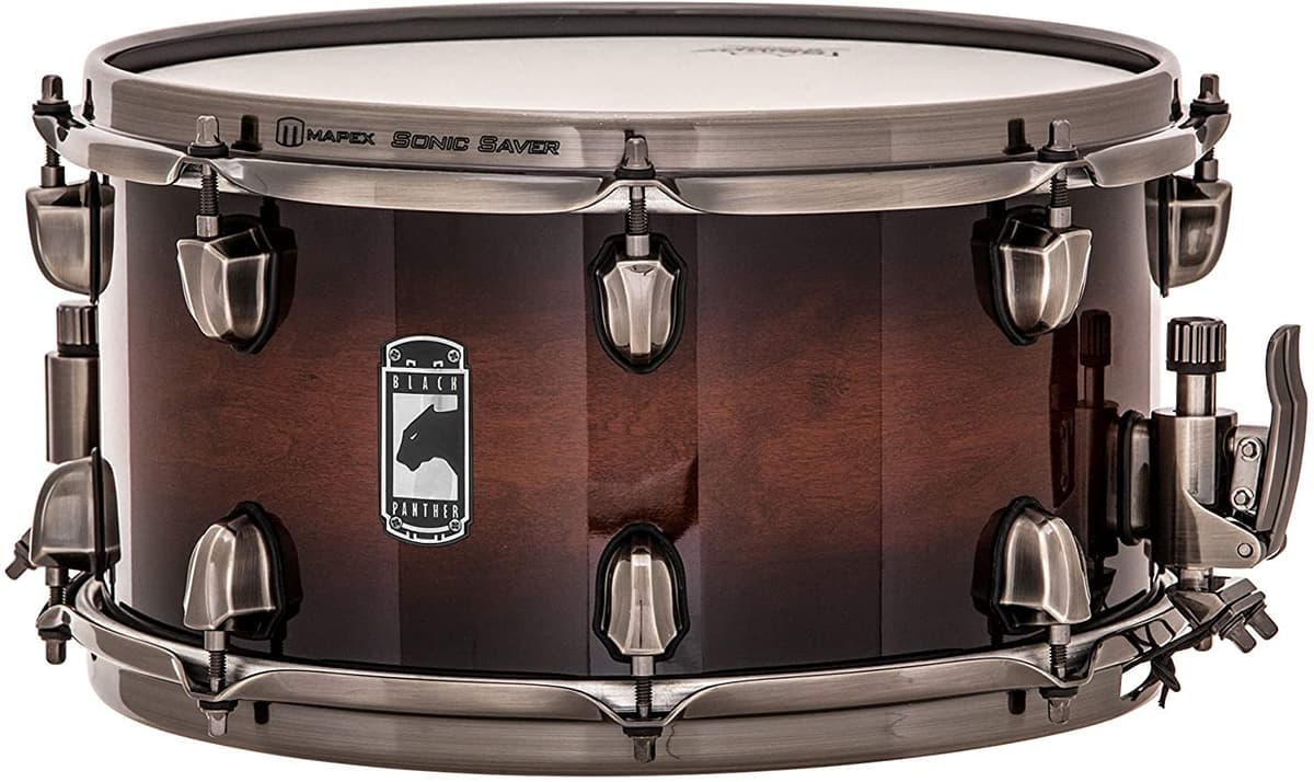 Mapex BPML3700LNWU Black Panther Series 13 X 7 Blaster Redoblante Transparent Walnut