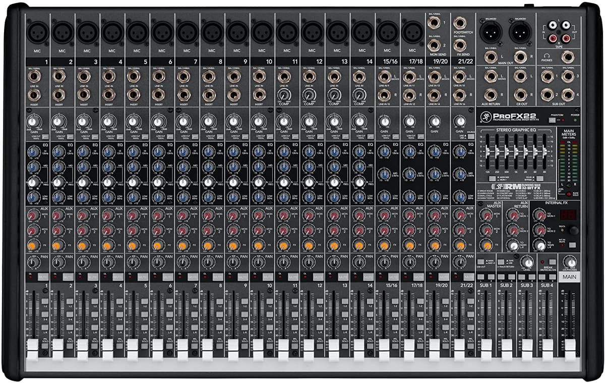 Mackie Profx22 Profesional Efectos Mixer Usb