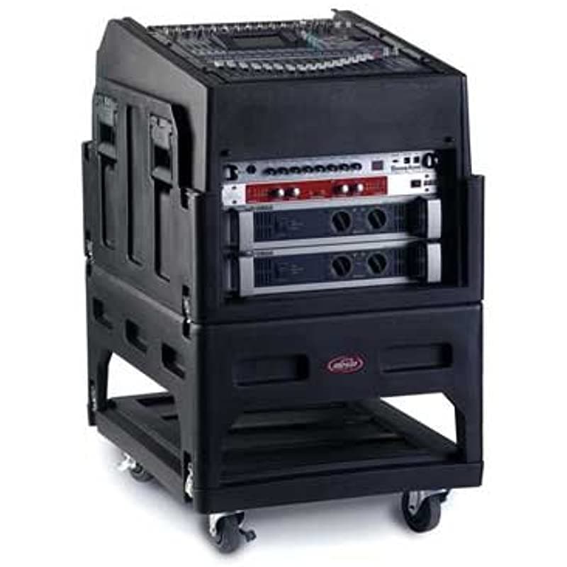 Skb Mighty Gig Rig 14U Top 6U Rack Delantero Pedestal Incorporado Rails De Estante Trasero Opcional 19-R1406