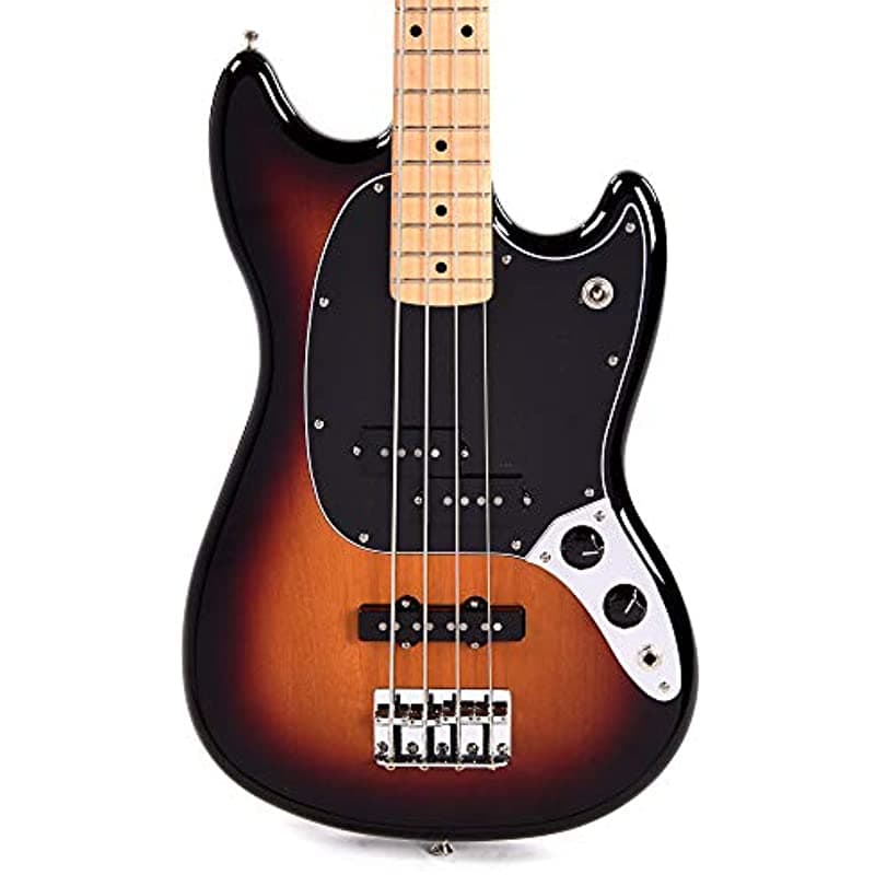 Fender Player Mustang Bajo Pj 3 Color Sunburst 3 Capas Pickguard Cme Exclusive