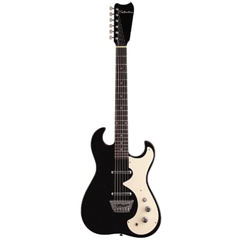 Silvertone Classic 1449-BSF Guitarra Eléctrica de Cuerpo Sólido Black Silver Flake