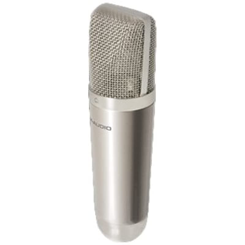 M-Audio Nova micrófono condensador cardioide de cápsula y diafragma grande, montaje rígido y funda blanda incluidos