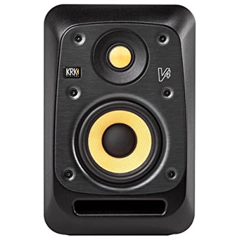 KRK V4 Series 4 de 4" monitor de referencia de estudio activo de 2 vías, color Negro V4S4-NA