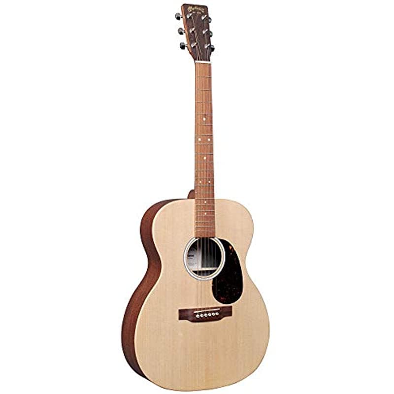 Martin X Series 000-X2E guitarra electroacústica con gig bag, Sitka Spruce y patrón de caoba laminada de alta presión, 000-14 trastes, perfil de mástil Artista 11000X2E-01