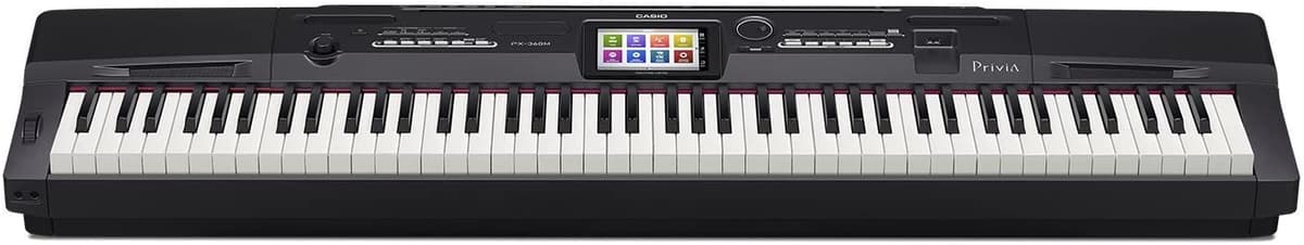 Casio Px-360Bk - Piano Digital De 88 Teclas Con Fuente De Alimentación Color Negro Grande 1