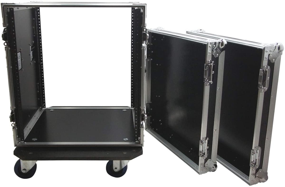 Harmony Cases Hc12Uadc Flight Dj Amp 12U Veritcal Rack Amplificador Dj Caso Ruedas