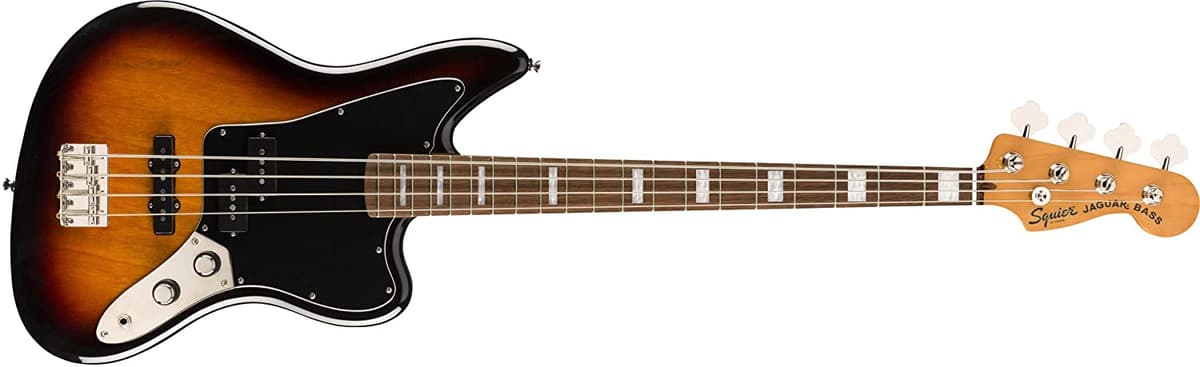 Squier by Fender Classic Vibe Jaguar Bass - Diapasón de laurel, acabado 3 colores 374560500