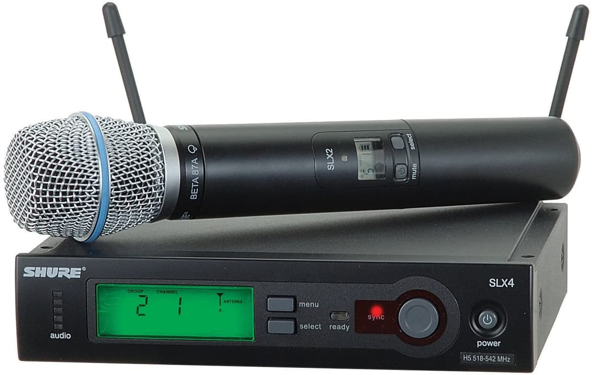 Shure SLX24/Beta87A - Sistema inalámbrico de mano H5 SLX24/BETA87A-H5