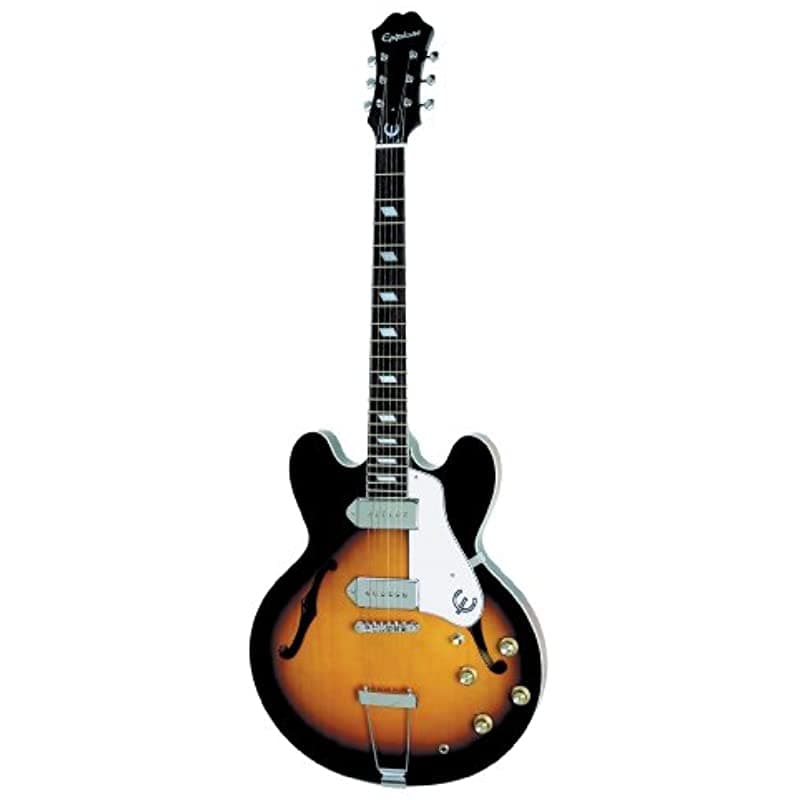 Epiphone Casino Coupe Guitarra Eléctrica Cuerpo Hueco Líneas Delgadas Color Rojo Cereza Vintage Sunburst ETCAVSCH1