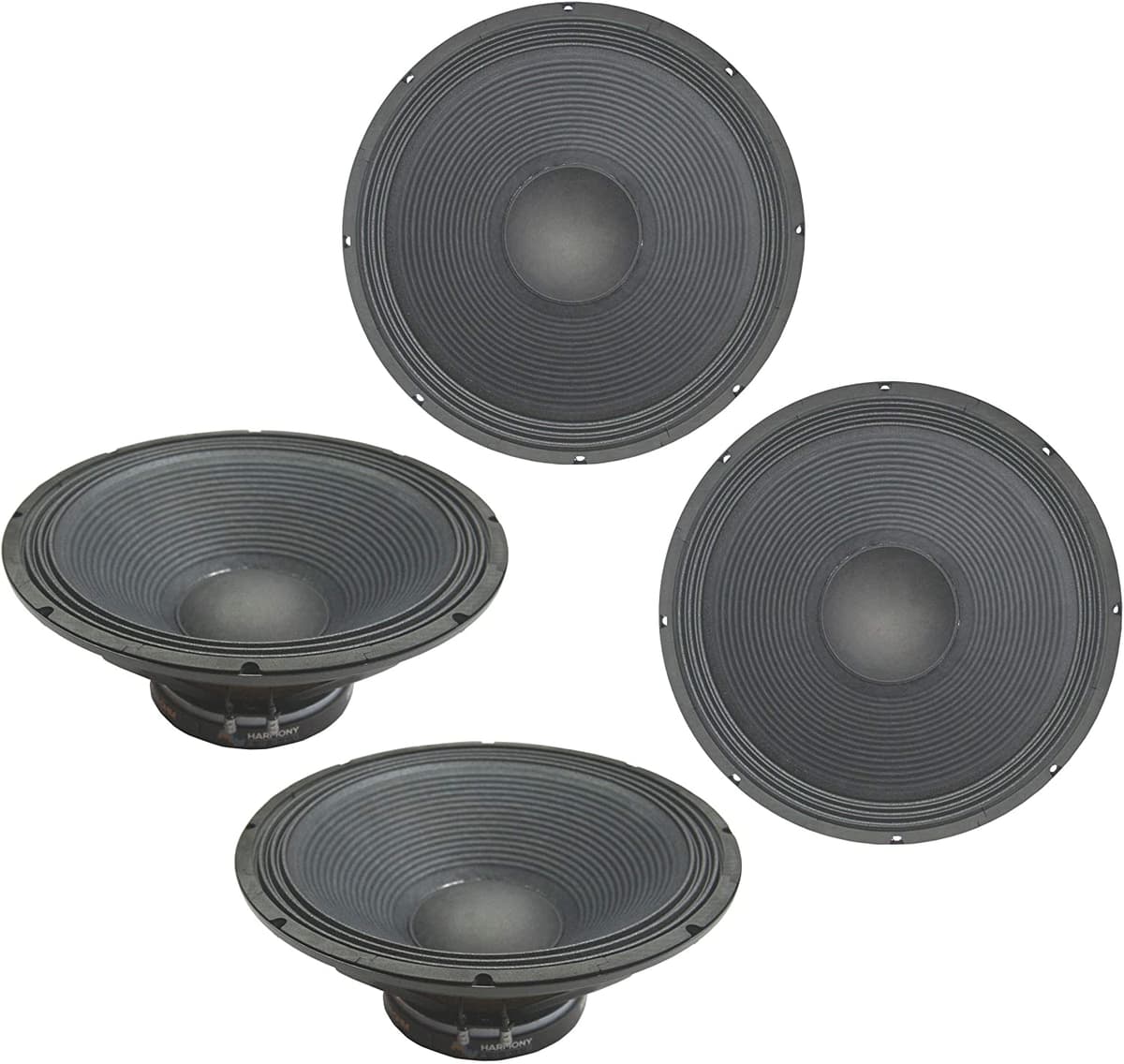 4X Harmony Ha-P18Ls16 Repuestro 18 Pa 1600W Subwoofer Parlante 16 Ohm Woofer
