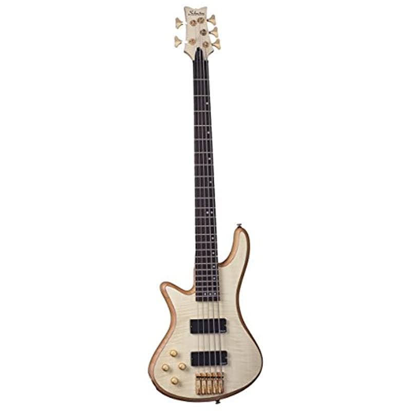 Schecter Stiletto Custom-5 Cuerdas Bajo Finis Natural Zurdoed Lh Stiletto Custom-5/Natural Satin (NAT)