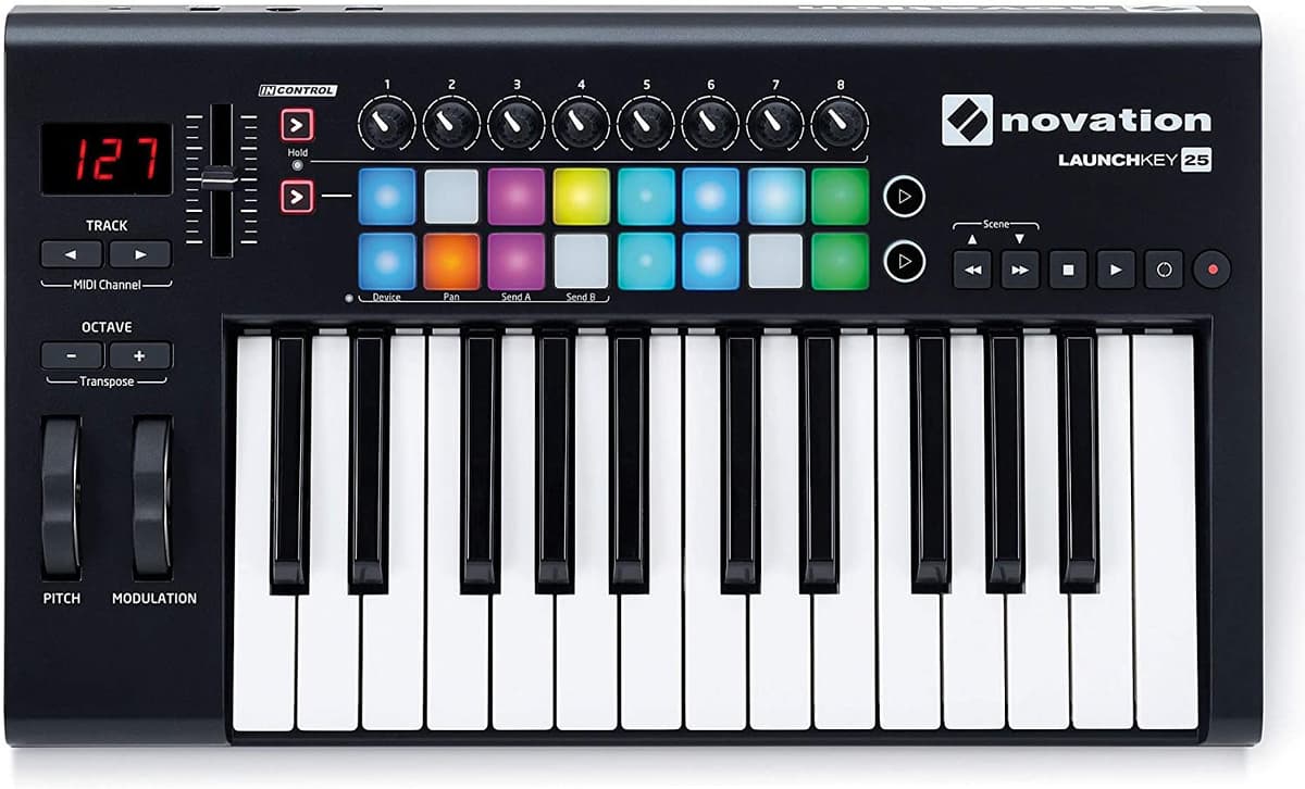 Novation Launchkey 25 MkII USB Controlador MIDI Teclado 25 Teclas