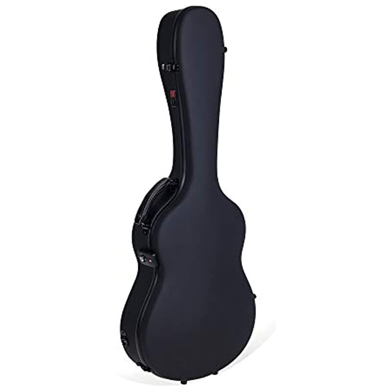 Crossrock 4/4 Estuche de Guitarra Clásica Liviano Ultra Fibra de Vidrio Mochila Pesa Solo 5.7 Lb Negro CRF5000CBK