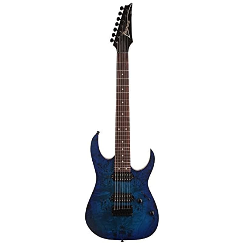 Ibanez Rg Series Rg7421Pb - Guitarra Eléctrica (7 Cuerdas) Color Azul Zafiro RG7421PBSBF