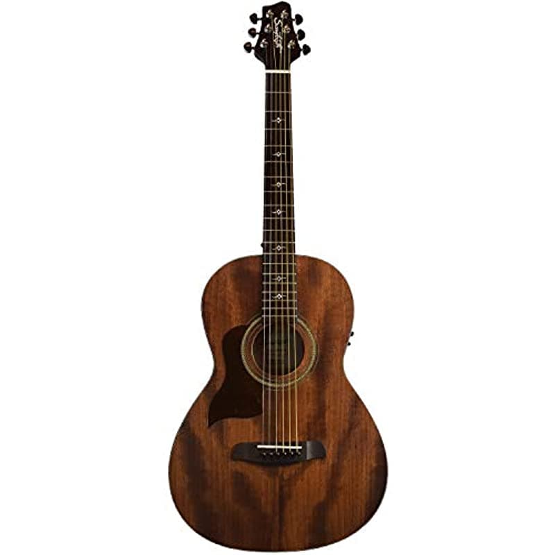 Sawtooth - Guitarra Electroacústica De Caoba Sólida Izquierdo ST-MH-AEP-LH