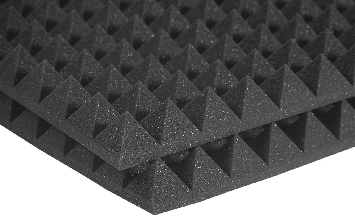 Auralex Acoustics Studiofoam Pyramid Espuma De Absorción Acústica 2" X 24" X 24" 12 Paneles Carbón 2PYR22CHA-HP