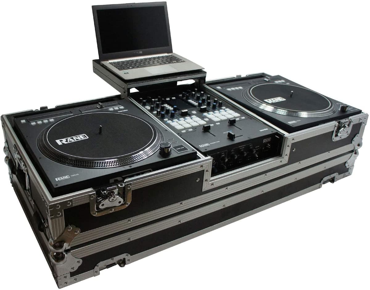 Harmony Hc2T1272Wlt Dj Battle Coffin Compatible Con (2) Tocadiscos Rane 12 Y Mezclador Rane 72 Solo Funda