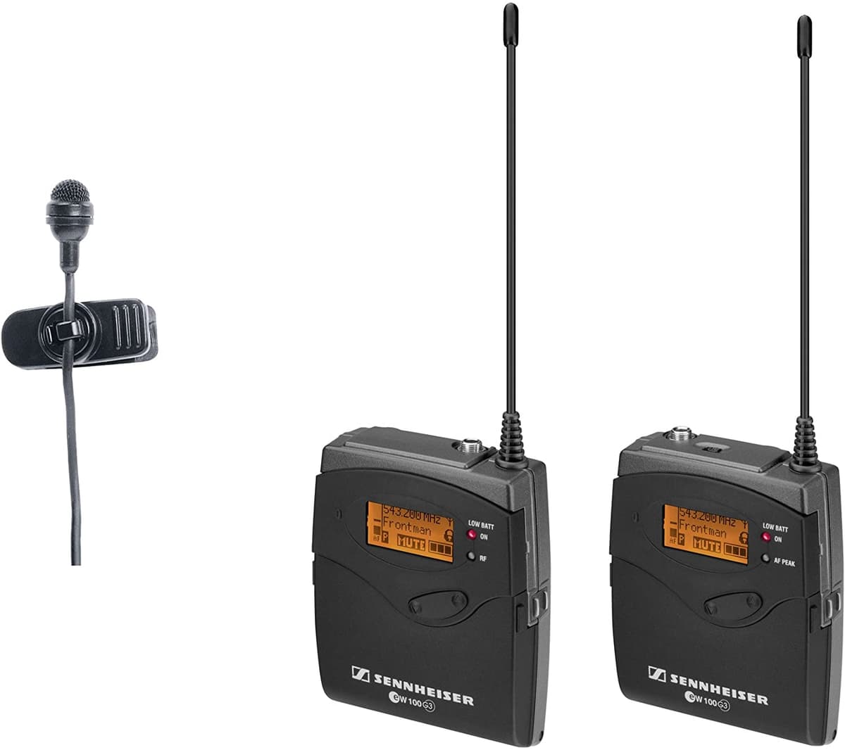Sennheiser EW 122P G3-A - Micro de solapa cardioide compacto compatible con el sistema de micrófono EW Sennheiser Pro Audio