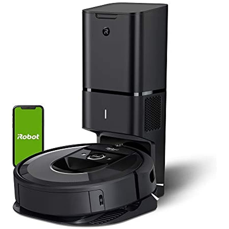 iRobot Roomba i7+ (7550) Aspiradora Robot: Vaciado Automático 60 Días, Wi-Fi, Mapeo Inteligente, Compatible Alexa, Ideal Pelo Mascotas, Alfombras y Pisos Duros. i755020